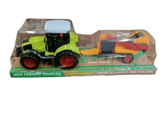 Traktor med landbrugsmaskine