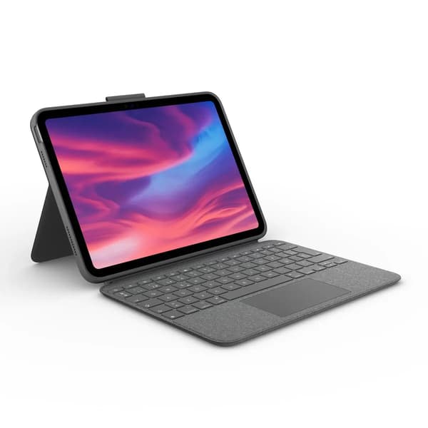Tabletin ja näppäimistön kuori Logitech Combo Touch Espanjalainen Qwerty Harmaa