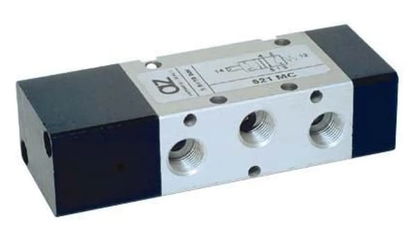 Pneumatisk ventil 5/2, G1/8, returfjeder, 521 MC