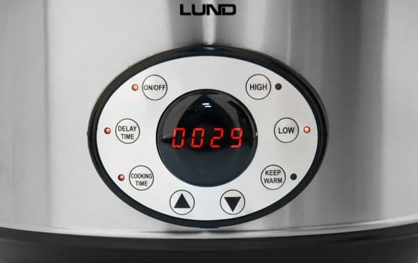 LUND SLOW COOKER 280W 4,5L MED TIMER