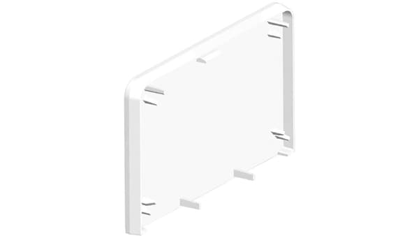 Halogenfri endekappe til kanaler PK 90X55 D HF hvid 8401HF_HB