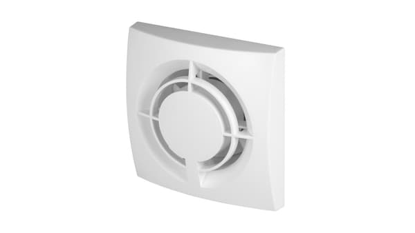 AWENTA ventilator fi 100 kort krave 5cm med hygrostat