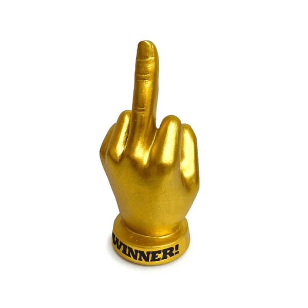 Icon Brands Golden F-U Funger Trofæ - Dekorativ Nyhedspris