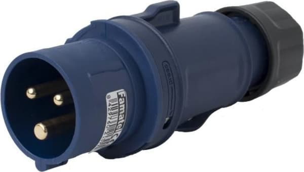 Bærbart stik 16A 3P 230V blåt IP44 SpeedPro 13200