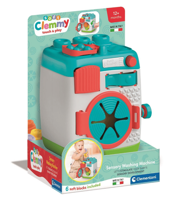 Clemmy Sensorisk Tvättmaskin & Blocksorterare Clementoni 17582