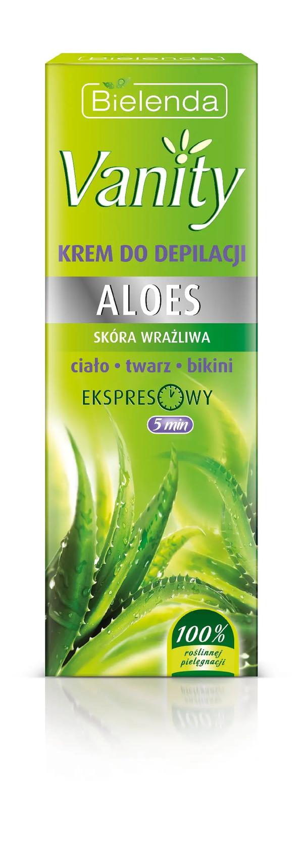 Bielenda Vanity Creme til sikker hårfjerning af sart hud Aloe 100ml