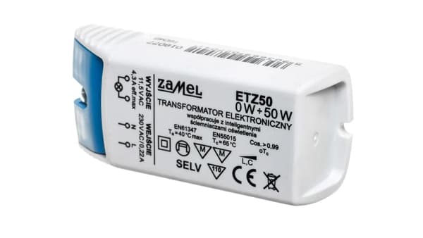 Zamel elektronisk transformator 230/11,5V 0-50W ETZ50 (LDX10000041)