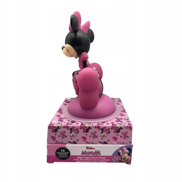 Disney Minnie 3D lampe med vækkeur