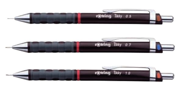 Rotring Tikky stiftblyant sæt med 3 med farvekode (S0801310)