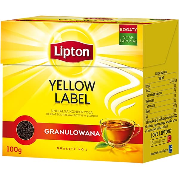 LIPTON LIPTON YELLOW LABEL GRANULER 100G 55000/67088