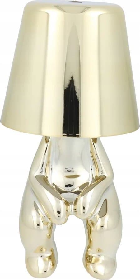 GOLD MAN Art Deco sengelampe siddende (model 2) MLTL