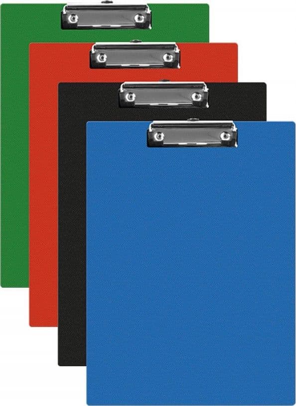 Q-Connect Clipboard Q-CONNECT tavle, PVC, A5, blandede farver