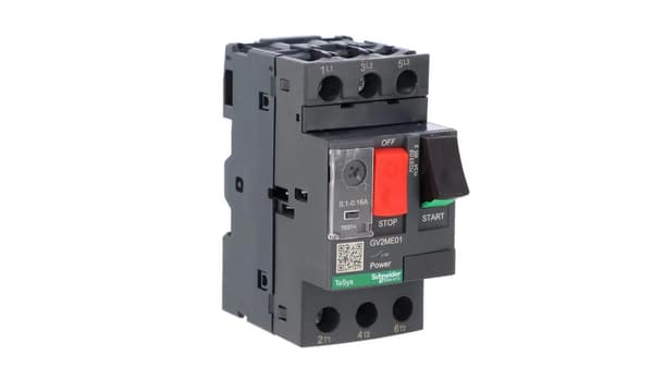 TeSys Deca Motorafbryder 3P 0.05kW 0.1A-0,16A GV2ME01