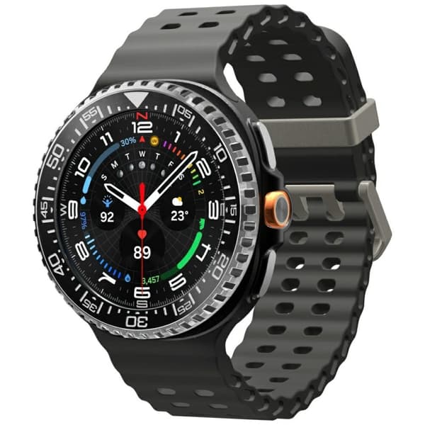 Spigen Bezel Tune Pro (Diver), sort - Samsung Galaxy Watch 8 Classic 46mm