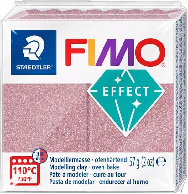 Termohærdende masse Fimo Effect 57g pink