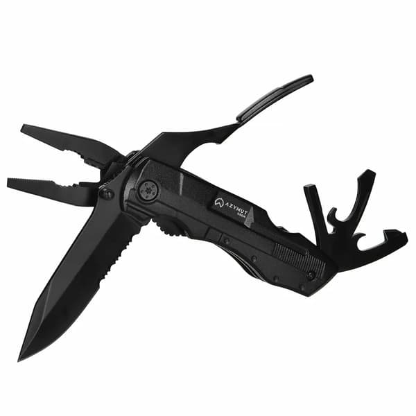Multiværktøj AZIMUT Gron - 11 værktøjer + 9 bits + hylster (H-P224052)
