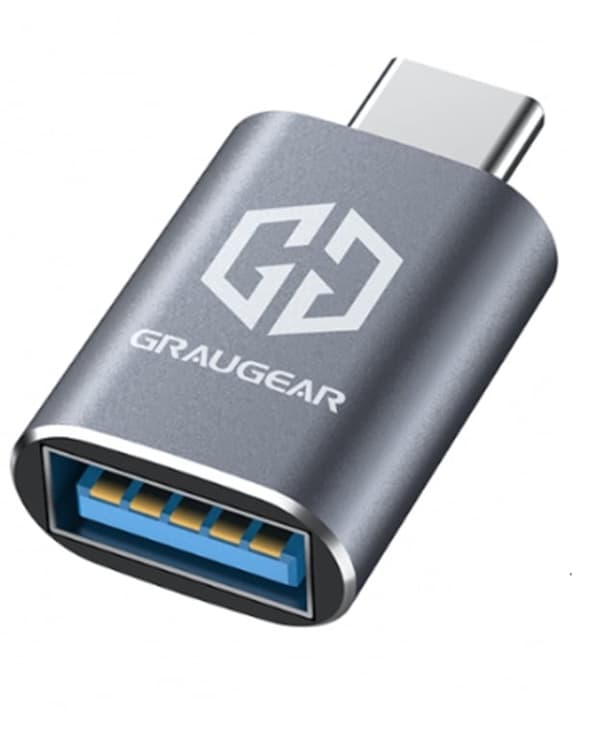 Graugear Graugear USB 3.2 Gen2-adapter USB-adapter typ A till typ C-kontakt