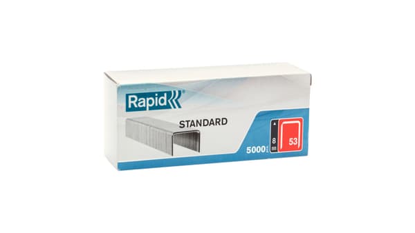 Rapid Häftklammer N53 8mm STANDARD 5000st - MR-40108658