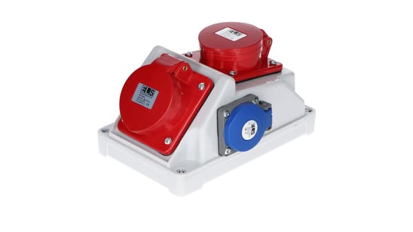 BYGGESTRØMTAVLE COMBO PLUS 32/5 16/5 1x230V IP44/E96080032161+