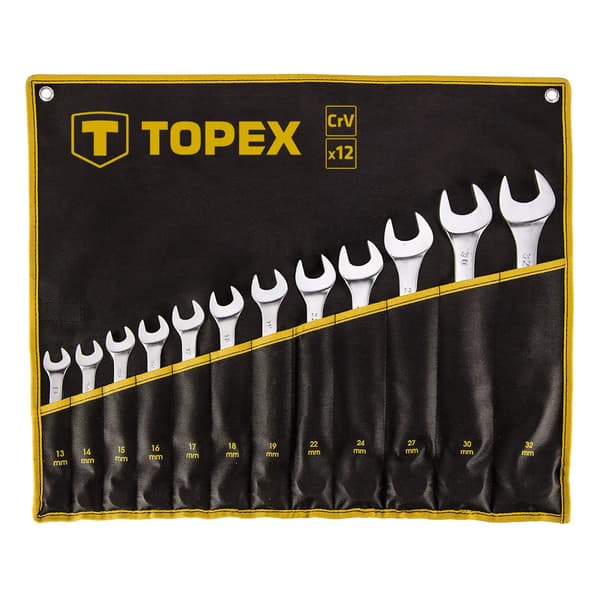 Topex Sæt ringnøgler 13-32mm 13 stk (35D758)