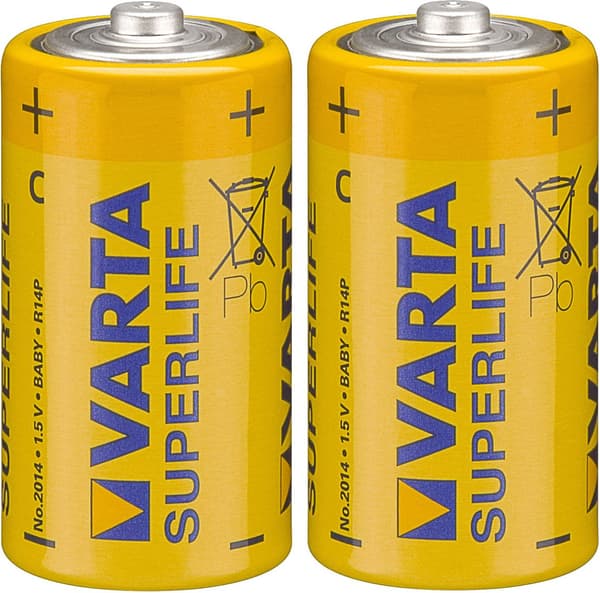 Batteri VARTA R14 Heavy Duty folie/2 stk