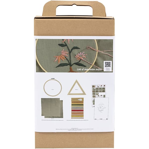 Set för broderi Blommor i Ramar