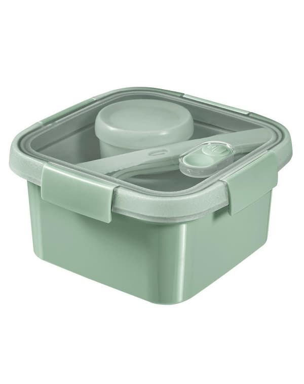CURVER EVÄSLAATIKKO NELIÖ LUNCH KIT 1.1L /VIHREÄ