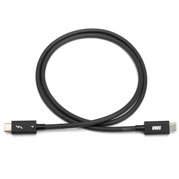 OWC Thunderbolt 4 2,0m svart