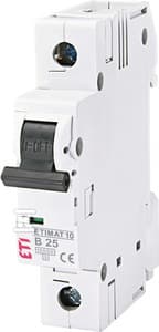 ETIMAT10 1P 10KA B 25A-LINK NMP.