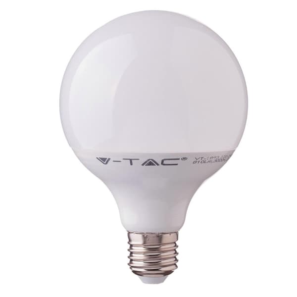 LED-lamppu V-TAC 10W Bullet Globe G95 E27 VT-1893 6000K 810lm