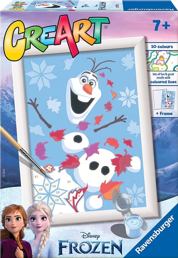 CreArt-maalaus lapsille Frozen - Hurmaava Olaf