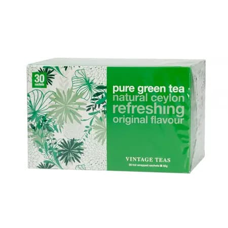 Vintage Teas Puhdas Vihreä Tee - 30 pussia