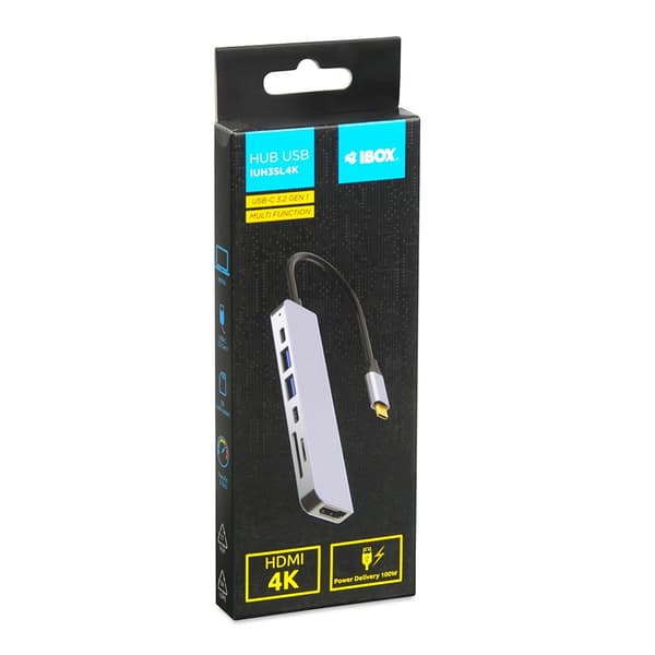 USB-KESKITIN iBox USB-KESKITIN HDMI SD IUH3SL4K