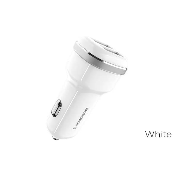 Borofone-akkulaturi 2x USB-A 2.4 A (BFO-BZ13-W)