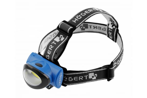 Högert Technik pandelampe 3x AAA 1.5V (uden batteri), 3W, 160lm, 10m, IP20