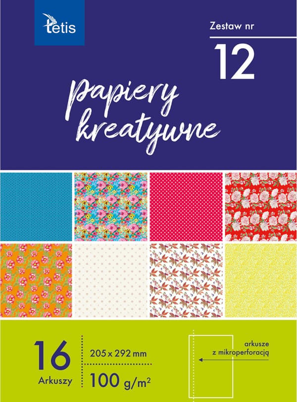 Kreativa papper A4/16K set 11