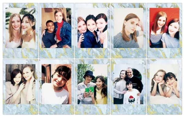 Fujifilm instax mini Film blå marmor