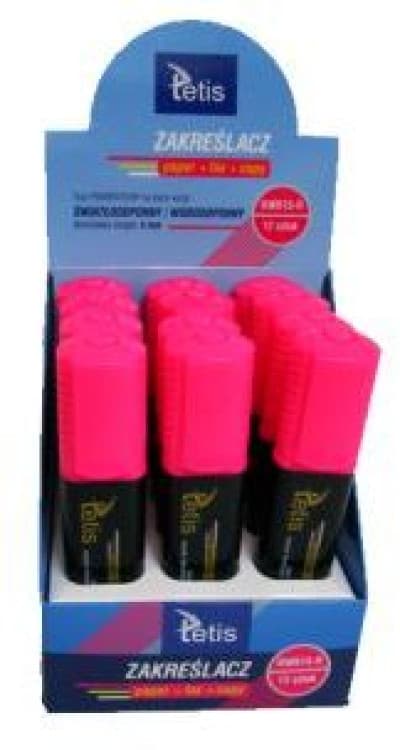 Overstregningstusch flad pink (12 stk.) KW015-R