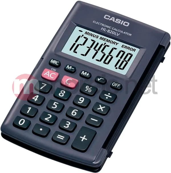 Lommeregner Casio HL-820LV-S BK