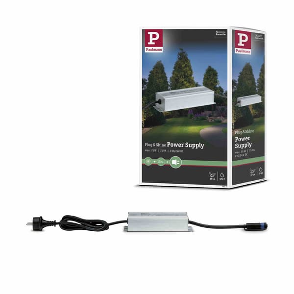 Paulmann Outdoor Plug & Shine Trappbelysning IP67 230/24V DC 75W Silver Aluminium