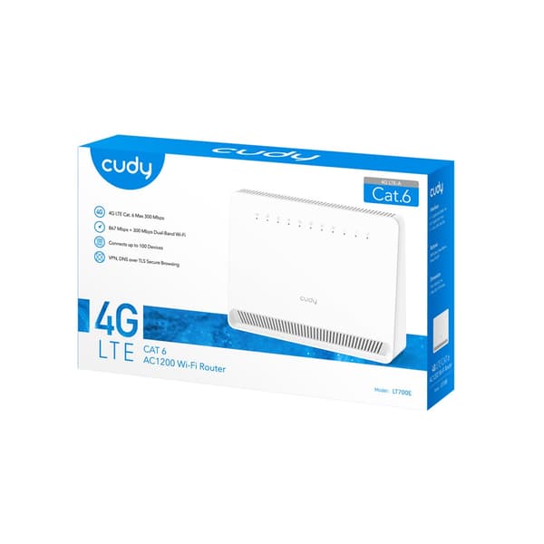LT700E Gigabit AC1200 4G LTE SIM-router