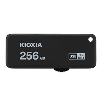 KIOXIA USB3.0-tikku TransMemory U365 musta 256GB