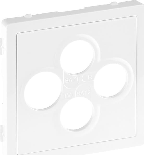 Legrand VALENA LIFE Stikdåse TV-RD-SAT-SAT hvid 754810