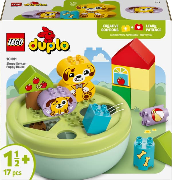 Konstruktør LEGO® Duplo Formsorterer: Hvalpehus 10441