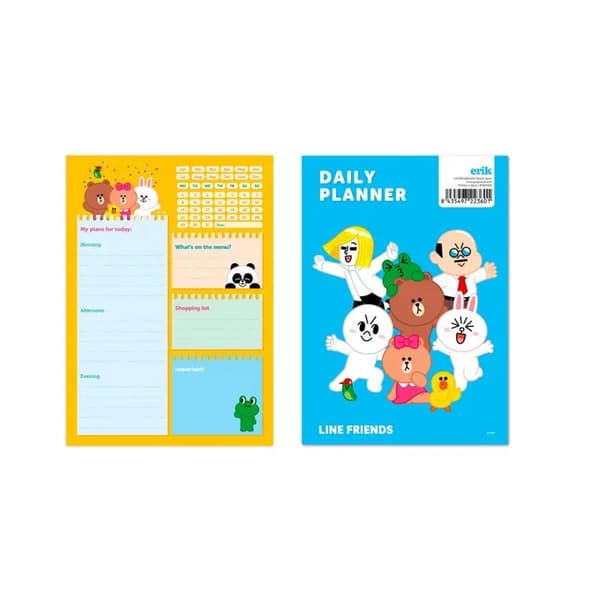 LINE FRIENDS - Päiväsuunnittelija A5