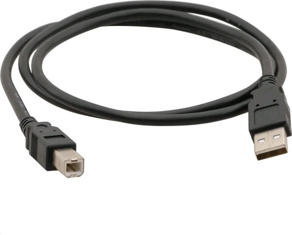 Kabel USB C-Tech USB-A - USB-B 1,8 m Sort (CB-USB2AB-18-B)