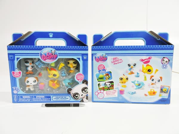 Littlest Pet Shop Set Strand 5 Figurer