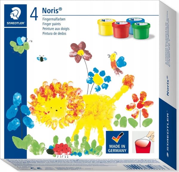 STAEDTLER Noris Junior Fingerfärgset 4 delar Detaljhandel