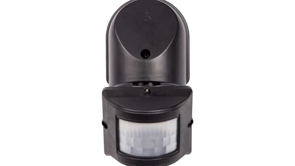 F&F Bevægelsessensor 1200W 180gr sort (DR-05 B)