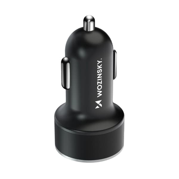 Wozinsky WDCCAC USB-C USB-A 36W Biloplader - Sort